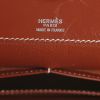 Bolso de mano Hermès Dalvy en cuero box marrón - Detail D3 thumbnail