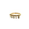 Sortija Dior Coquine en oro amarillo y diamantes - 00pp thumbnail