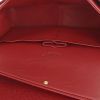 Chanel Timeless jumbo handbag in red quilted grained leather - Detail D3 thumbnail