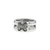 Half-articulated Hermès Olympe ring in white gold and diamonds - 00pp thumbnail