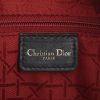 Borsa Dior Lady Dior modello grande in pelle cannage blu marino - Detail D4 thumbnail