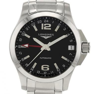 Montre Longines Automatic GMT en acier