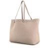 Renaud Pellegrino shopping bag in tourterelle grey grained leather - 00pp thumbnail