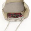 Renaud Pellegrino shopping bag in tourterelle grey grained leather - Detail D2 thumbnail