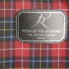 Shopping bag Renaud Pellegrino in pelle martellata grigio tortora decorazione con chiodi in metallo argentato - Detail D3 thumbnail