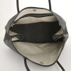 Hermes Garden shopping bag in black grained leather - Detail D2 thumbnail
