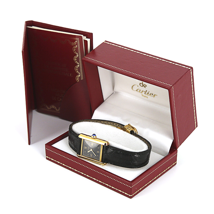 Montre Cartier Tank Must en vermeil - Detail D2