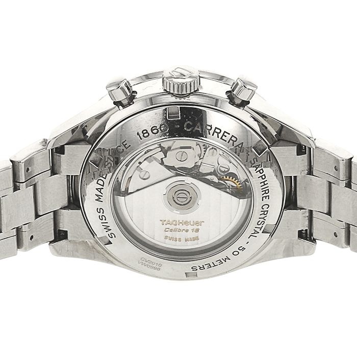 Orologio TAG Heuer Carrera Automatic Chronograph in acciaio Circa  2000 - Detail D2