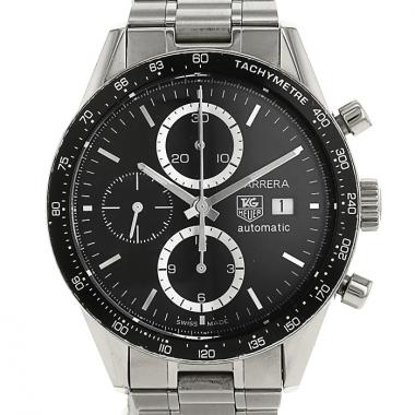Montre TAG Heuer Carrera Automatic Chronograph en acier Vers  2000