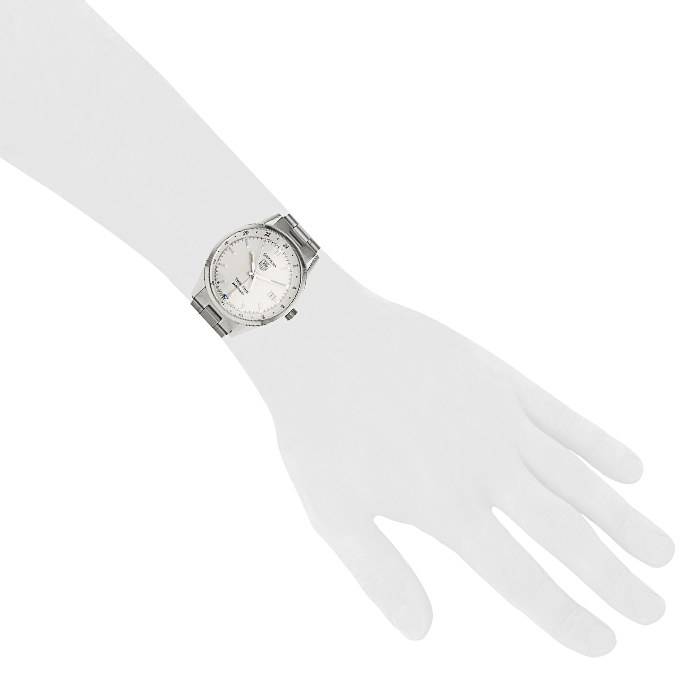 TAG Heuer Carrera Automatic watch in stainless steel Circa 2007 - Detail D1