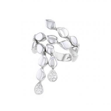 Sortija articulada Piaget LimeLight en oro blanco y diamantes