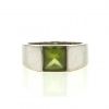 Cartier Tank ring in white gold and peridot - 360 thumbnail