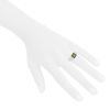 Cartier Tank ring in white gold and peridot - Detail D1 thumbnail
