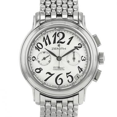 Zenith El Primero-Chronomaster watch in stainless steel