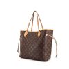 Shopping bag Louis Vuitton Neverfull modello medio in tela monogram e pelle naturale - 00pp thumbnail