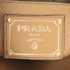 Prada Sac Cabas shopping bag in brown grained leather - Detail D4 thumbnail