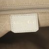 Dior Lady Dior large model handbag in white leather cannage - Detail D3 thumbnail