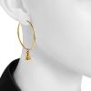 Bulgari B.Zero1 hoop earrings in yellow gold - Detail D1 thumbnail