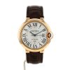 Reloj Cartier Ballon Bleu De Cartier de oro rosa - 360 thumbnail