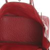 Hermes Birkin 35 cm handbag in red Garance grained leather - Detail D2 thumbnail