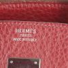 Hermes Birkin 35 cm handbag in red Garance grained leather - Detail D3 thumbnail