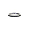 Vintage wedding ring in 14k white gold and sapphire - 00pp thumbnail
