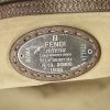 Fendi Selleria weekend bag in brown glittering leather - Detail D3 thumbnail