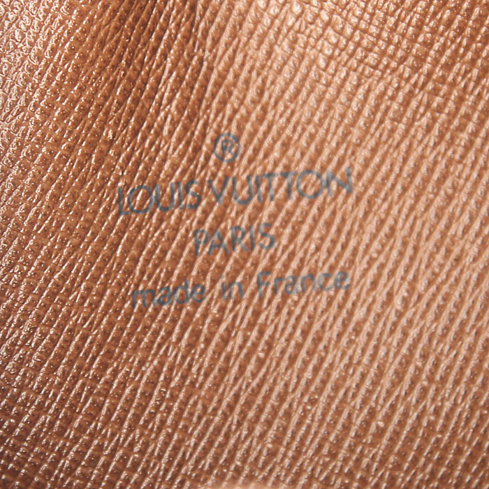 Louis Vuitton Saint Cloud small model shoulder bag in monogram canvas and natural leather - Detail D3