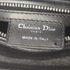 Dior handbag in grey foal and black leather - Detail D4 thumbnail
