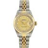 Rolex Oyster Perpetual Date watch in gold and stainless steel - 00pp thumbnail