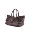 Bottega Veneta Chantilly handbag in purple snake - 00pp thumbnail