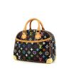 Louis Vuitton Deauville handbag in black multicolor monogram canvas and natural leather - 00pp thumbnail