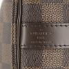 Louis Vuitton Speedy 25 cm handbag in damier canvas and brown leather - Detail D4 thumbnail