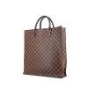 Louis Vuitton Louis Vuitton Other Bag large model shopping bag in ebene damier canvas and brown leather - 00pp thumbnail