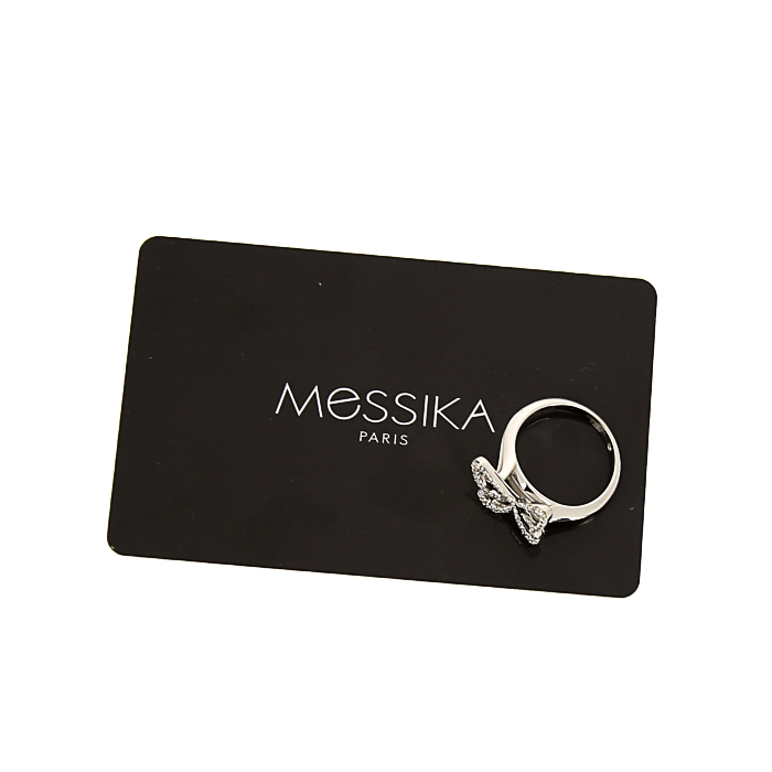 Anello Messika Butterfly in oro bianco e diamanti - Detail D2