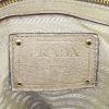 Prada Antic Buckles handbag in beige shading grained leather - Detail D4 thumbnail