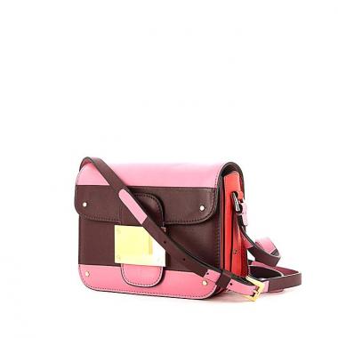 Pink/white/Burg outlet Rivet Messenger Bag