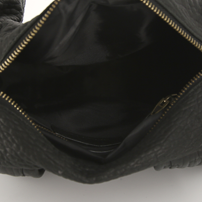 Alexander Wang Rocco bag in black grained leather - Detail D2