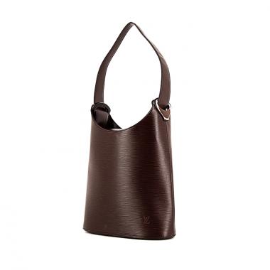 Borsa Louis Vuitton Verseau in pelle Epi marrone
