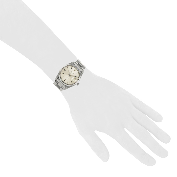 Reloj Rolex Oyster Date Precision de acero Ref :  6694 Circa 1970 - Detail D1
