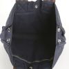 Sac cabas Hermes Toto Bag - Shop Bag petit modèle en toile bleu-marine - Detail D2 thumbnail