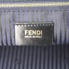 Bolso de mano Fendi 2 Jours modelo grande en cuero azul oscuro y cuero azul - Detail D3 thumbnail