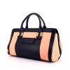 Chloé Alice large model handbag in black and pink bicolor leather - 00pp thumbnail