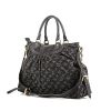 Louis Vuitton Neo Cabby handbag in anthracite grey denim canvas and anthracite grey leather - 00pp thumbnail