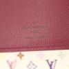 Portafogli Louis Vuitton Insolite in tela monogram multicolore e pelle rosa - Detail D3 thumbnail