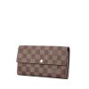 Louis Vuitton Sarah wallet in ebene damier canvas - 00pp thumbnail