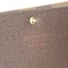 Louis Vuitton Sarah wallet in ebene damier canvas - Detail D3 thumbnail