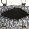 Speedy small model handbag in blue and white monogram canvas and dark blue - Detail D2 thumbnail