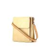 Bolso bandolera Louis Vuitton Mott en charol Monogram amarillo y cuero natural - 00pp thumbnail