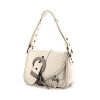 Dior Gaucho handbag in white leather - 00pp thumbnail